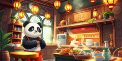 Panda Kitchen Idle Tycoon: لعبة إدارة مطعم المحشي الممتعة